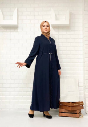 Abaya bleu